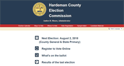 Desktop Screenshot of hardemanvotes.com